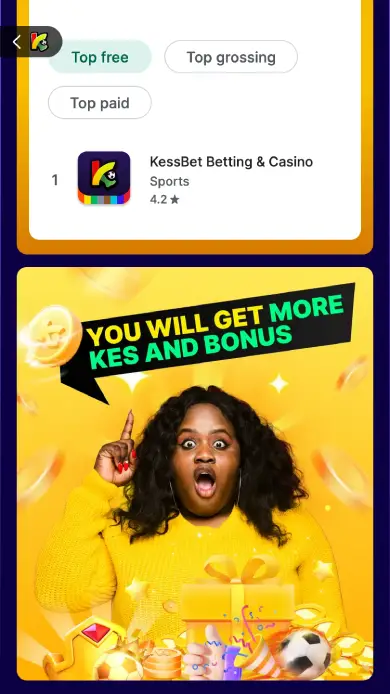 Bonuses in the KessBet app