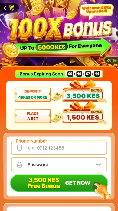 Registration bonus at KessBet